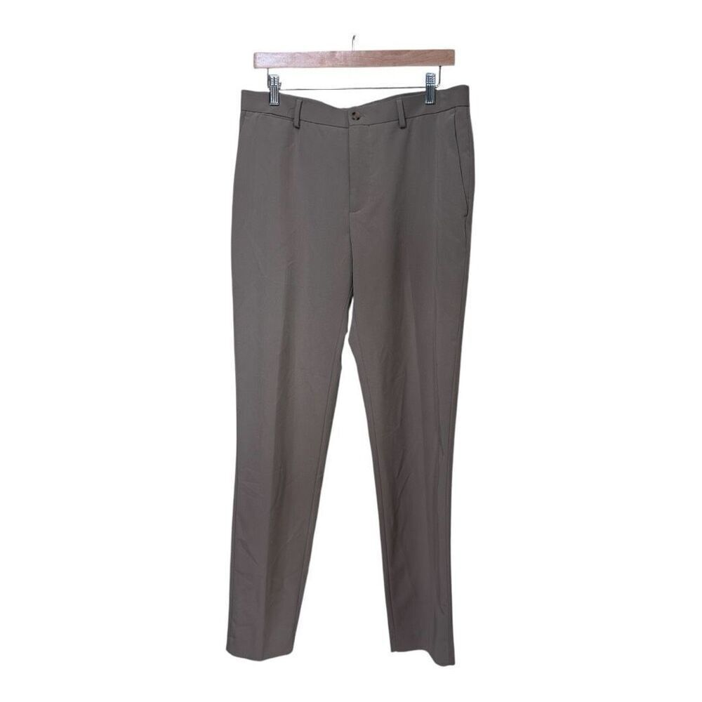 Zara Slim‎ Fit Chino Pants Mens size 32 Flat Front Trouser